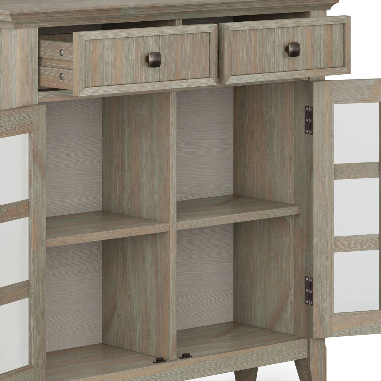Acadian - Handcrafted Entryway Storage Cabinet - Furniture Home Direct