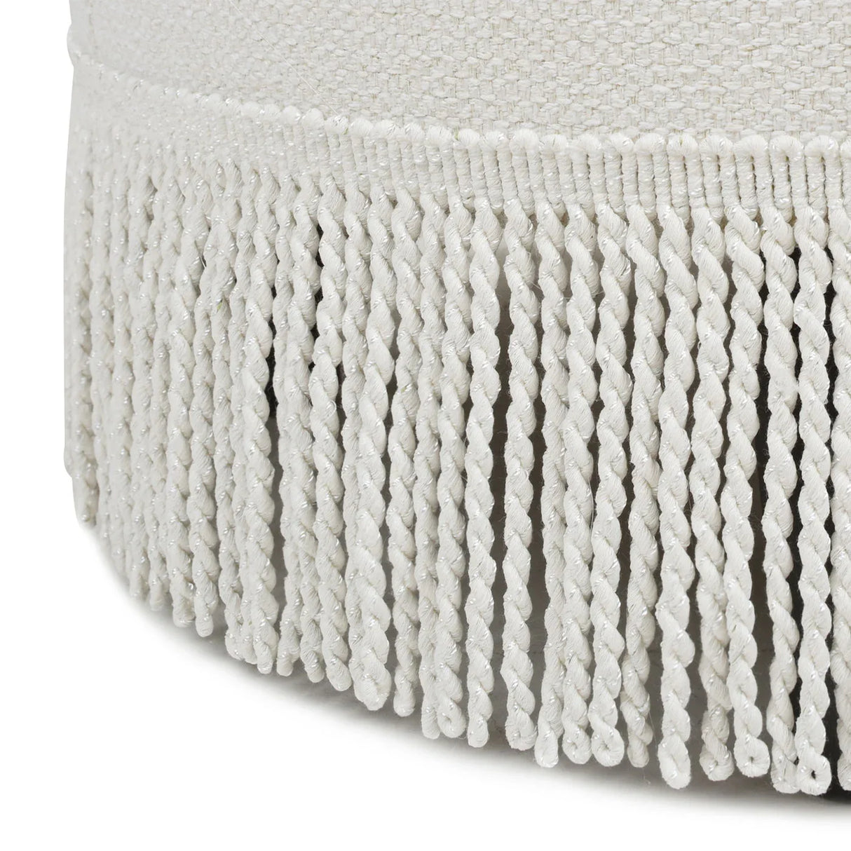 Yolanda - Round Upholstered Accent Ottoman - Furniture Home Direct