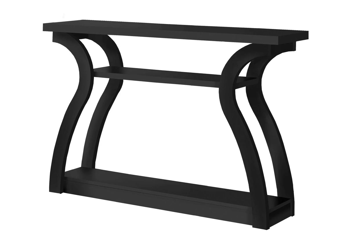 Accent Console Table For Entryway, Unique Curved Design - Furniture Home Direct