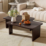 Modern Minimalist Coffee Table Set With Splicing Design - Furniture Home Direct