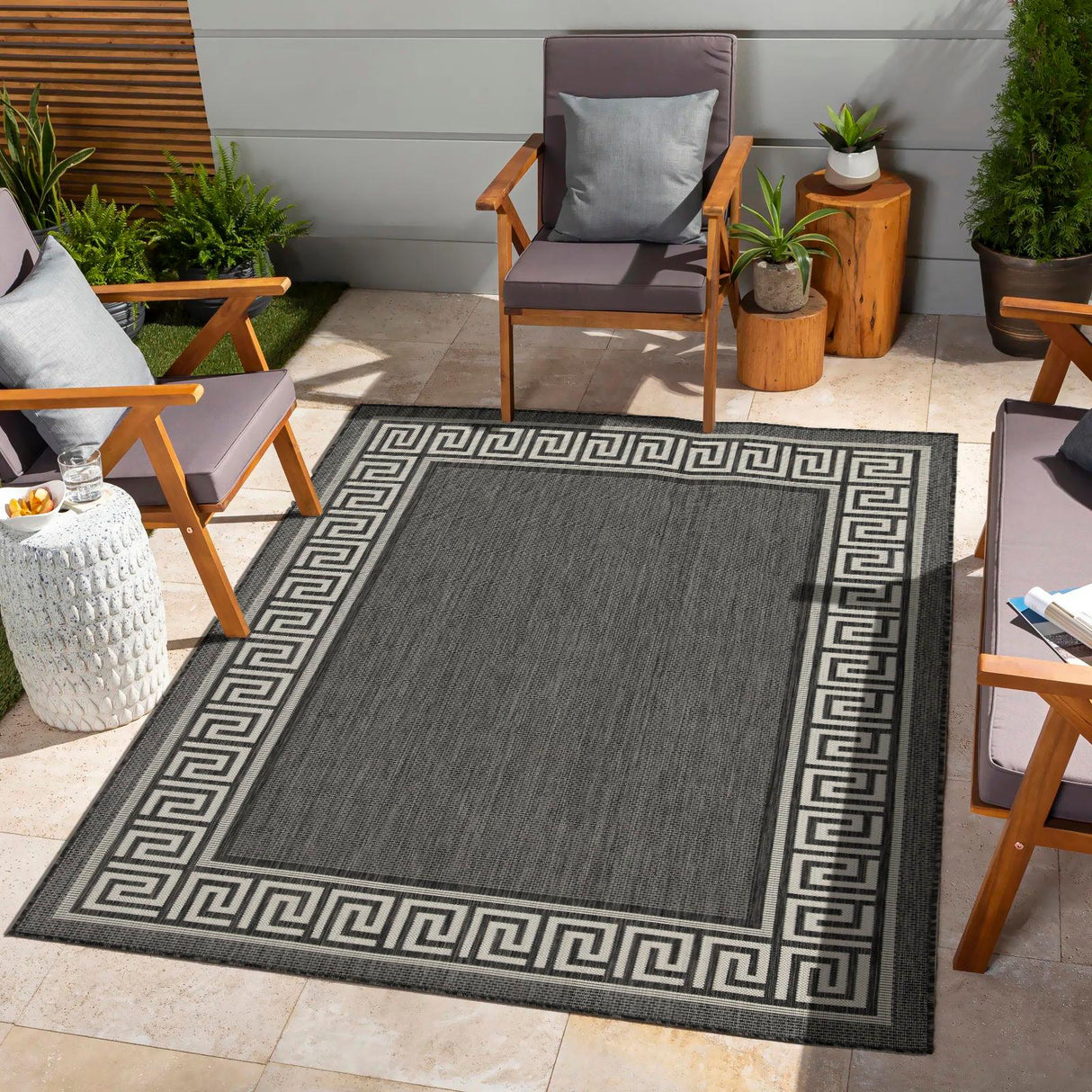 Sunshine - 2'7" X 7'3" Indoor / Outdoor Area Rug - Polypropylene - Furniture Home Direct