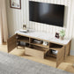 Modern TV Stand With LED Lights Entertainment Center TV Cabinet With Storage For Up To 75" For Gaming Living Room Bedroom - Furniture Home Direct