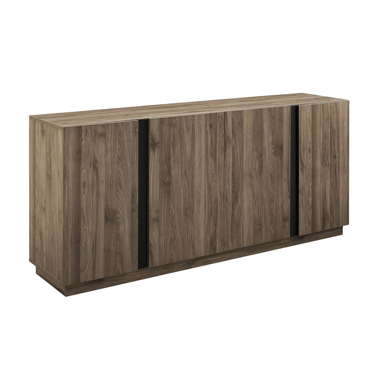 Mid-Century Modern 3 Drawer Low TV Stand For TVs Up To 80" - Furniture Home Direct