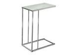 Accent Table, C - Shaped, Tempered Glass, Stylish Design Contemporary & Modern - Furniture Home Direct
