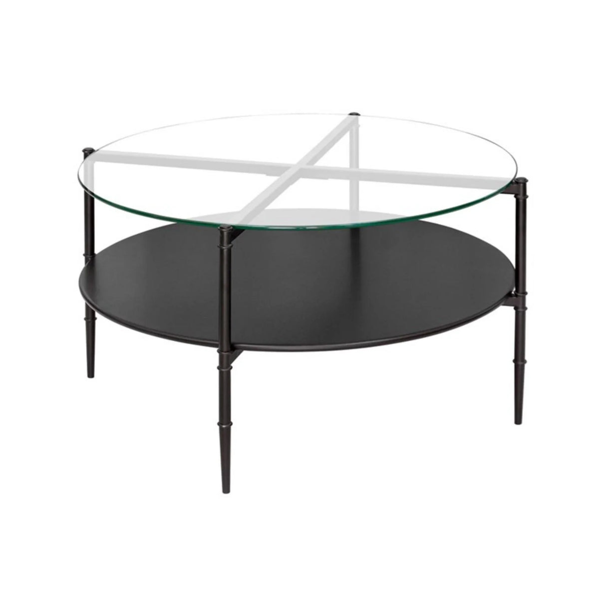 Caroline - Round Coffee Table - Black - Furniture Home Direct