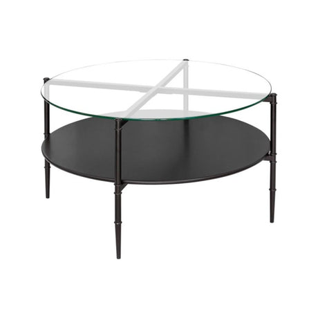 Caroline - Round Coffee Table - Black - Furniture Home Direct