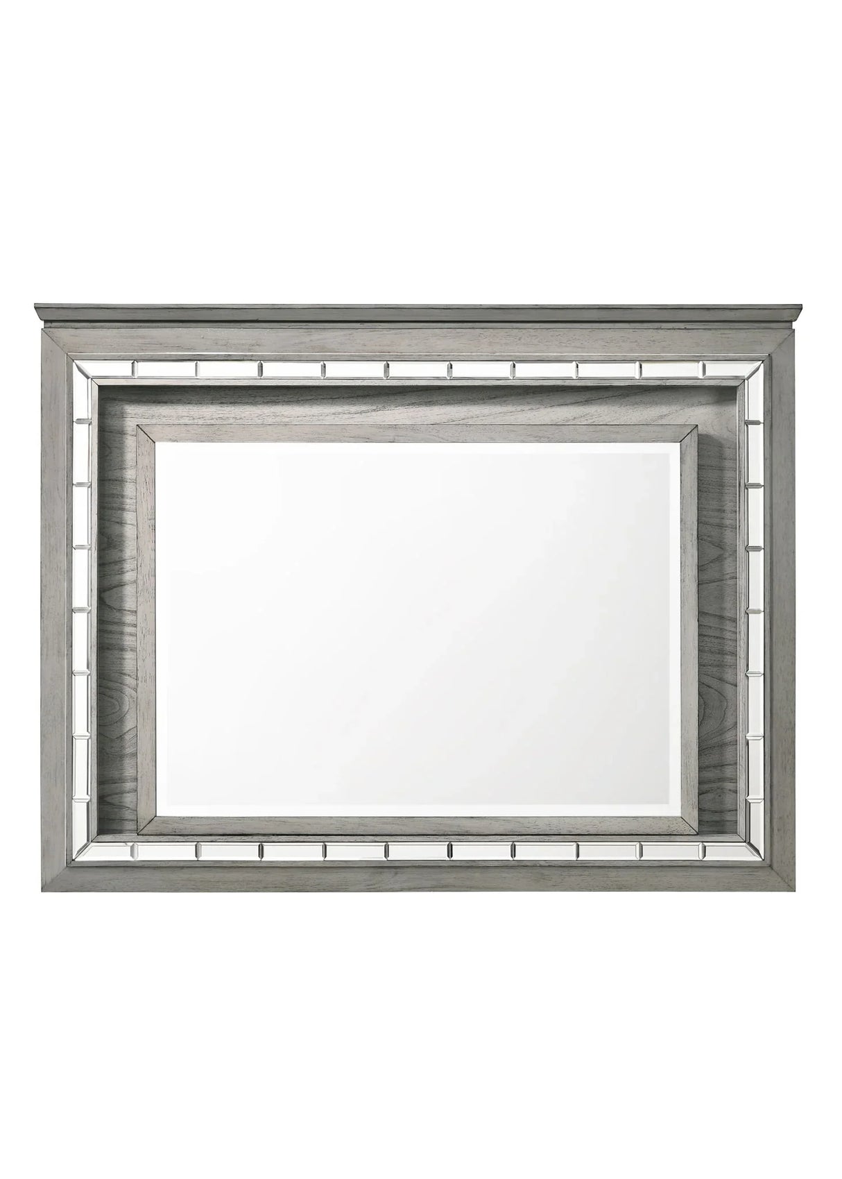 Antares - Mirror With LED - Light Gray - Furniture Home Direct