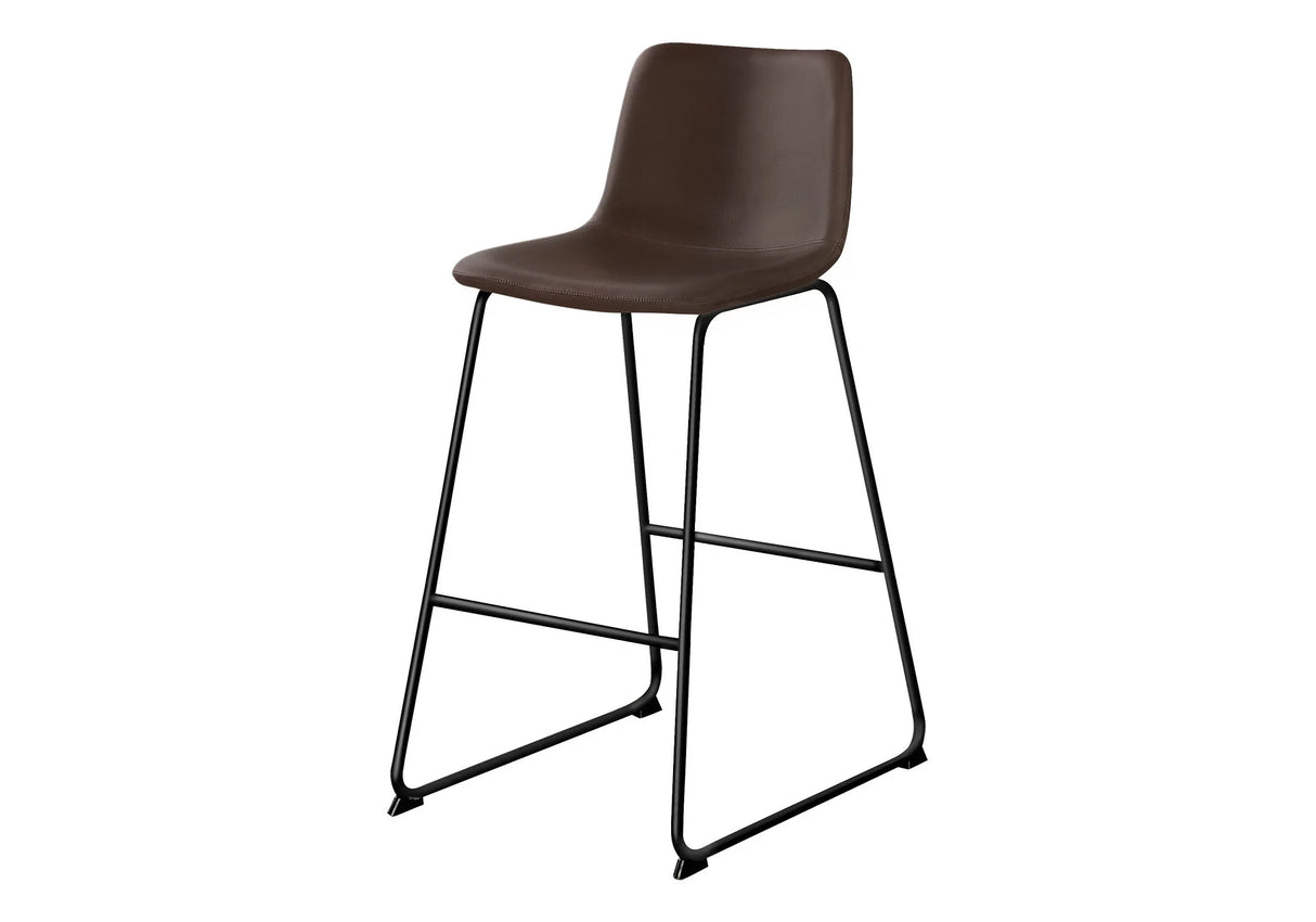 Office Chair, Bar Height, Standing, Computer Desk, Work, Leather Look, Contemporary, Modern - Furniture Home Direct