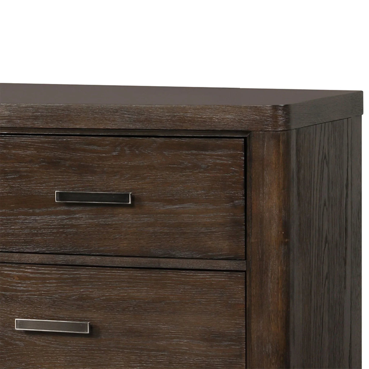 6 Drawer Dresser - Antique Brown - Furniture Home Direct
