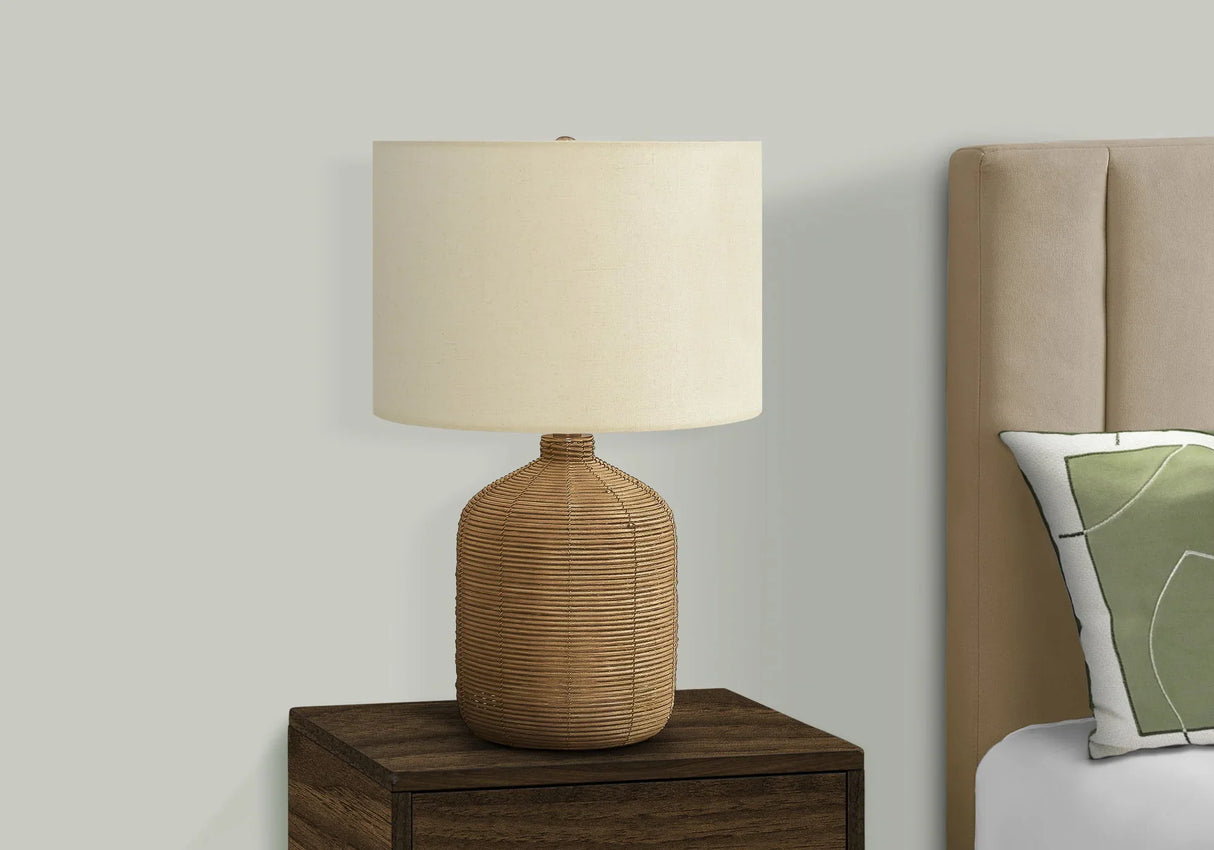 Lighting, Table Lamp, Rattan, Modern - Furniture Home Direct
