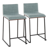 Mason Mara - Contemporary Fixed Height Quality Counter Stool (Set of 2) - Furniture Home Direct