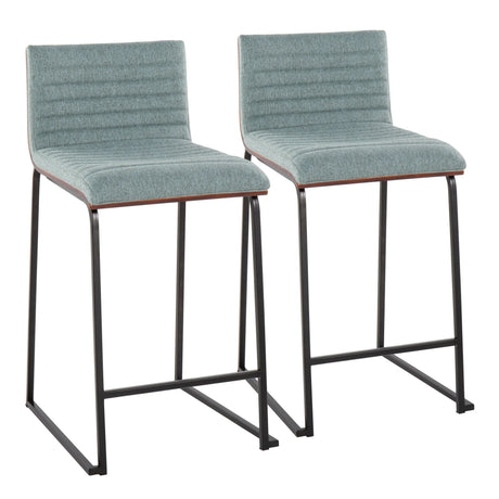 Mason Mara - Contemporary Fixed Height Quality Counter Stool (Set of 2) - Furniture Home Direct
