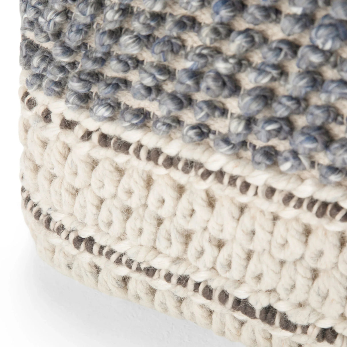 Grady - Handcrafted Square Pouf - Furniture Home Direct