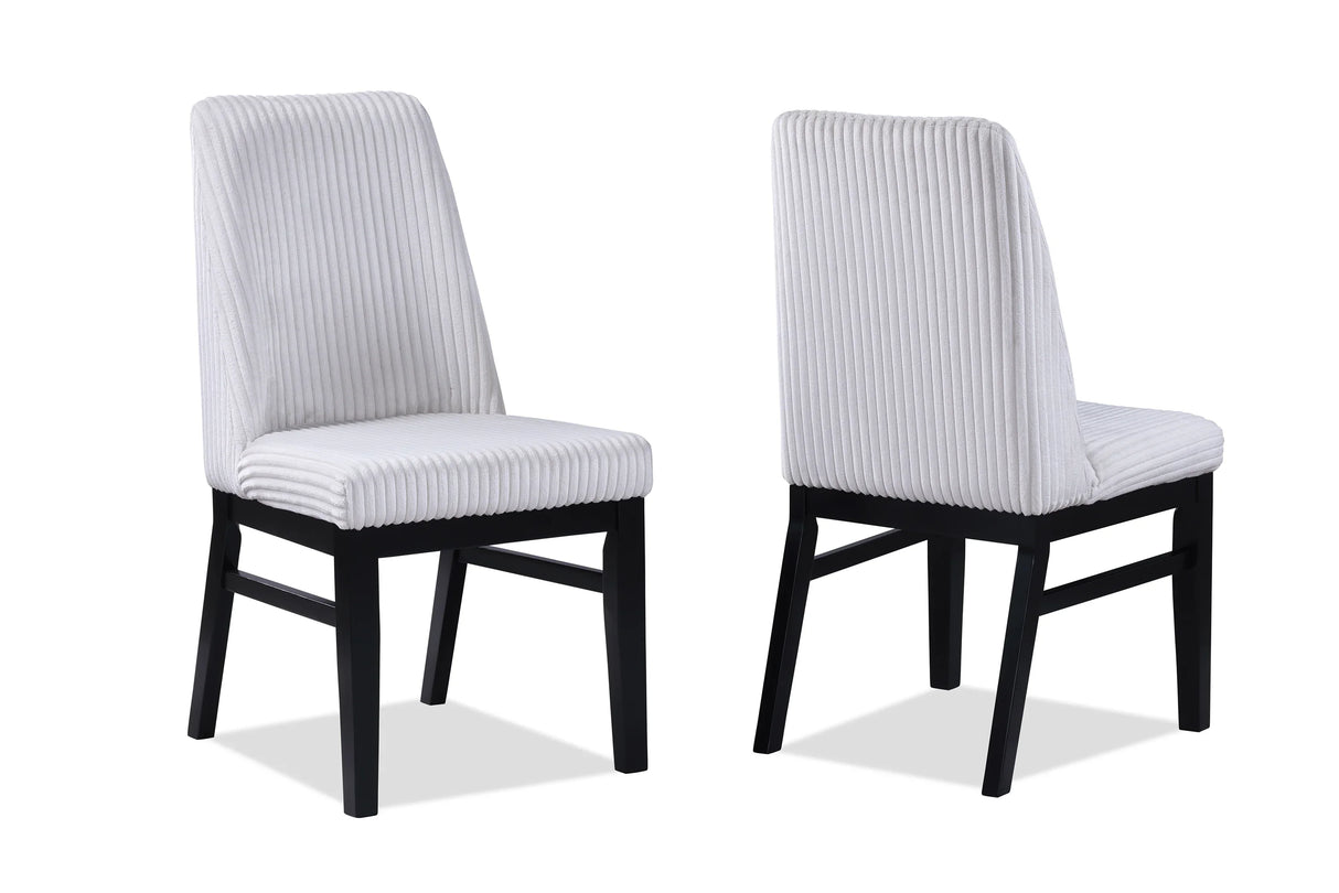 Dining Set Faux Marble Table With Chairs White And Black - Furniture Home Direct