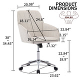 Adjustable Ergonomic Office Chair, Swivel Backrest Seat - Furniture Home Direct