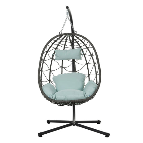 Egg Chair with Stand - Foam Green - Furniture Home Direct