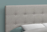 Full Size Bed Headboard Only, Upholstered, Transitional - Gray - Furniture Home Direct