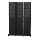 Rustic 3 Panel Room Dividers And Folding Privacy Screen - Furniture Home Direct