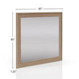 Cane - Mirror - Sand - Furniture Home Direct