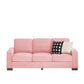 Modern Snowfleece Fabric 3 Seater Sofa With Cup Holder - Furniture Home Direct