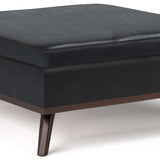 Owen - Multifunctional Square Coffee Table Storage Ottoman - Furniture Home Direct