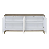 Paavan - Console Cabinet - White / ChampagneChampagne - Furniture Home Direct