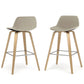 Randolph Bentwood - Upholstered Counter / Bar Height Stool (Set of 2) - Furniture Home Direct