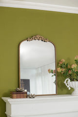 Arch Mirror, Baroque Inspired Wall Decor For Bathroom, Bedroom, Living Room - Furniture Home Direct