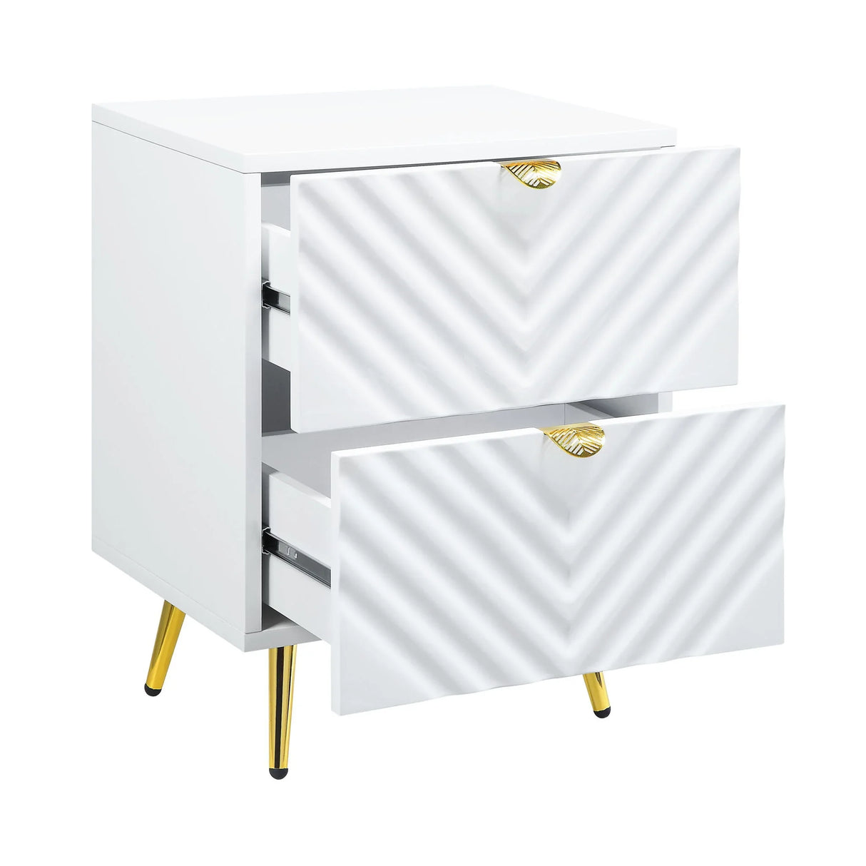 Gaines - High Gloss Nightstand - Furniture Home Direct