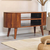 Cortez - Media Unit - Chestnut - Furniture Home Direct