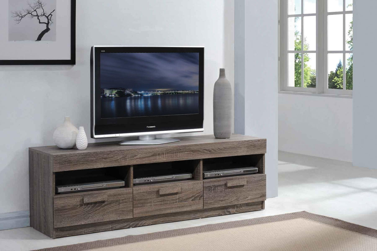 Alvin - TV Stand - Rustic Oak - Furniture Home Direct