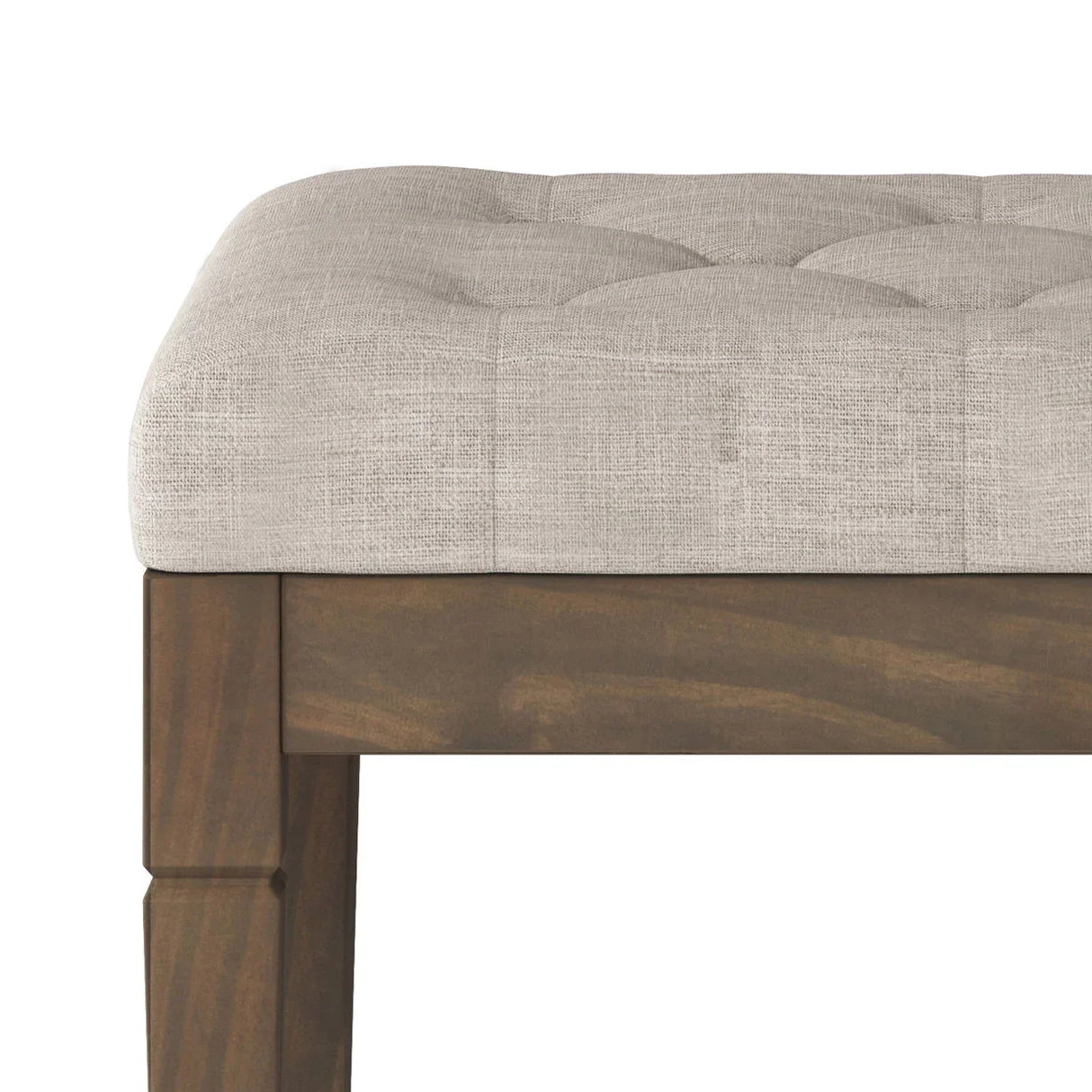 Waverly - Upholstered Tufted Ottoman Bench - Furniture Home Direct