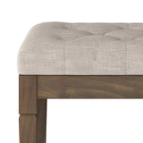 Waverly - Upholstered Tufted Ottoman Bench - Furniture Home Direct