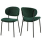 Boucle Dining Chairs, Dining Chairs With Metal Legs For Dining Room, Kitchen, Living Room - Furniture Home Direct