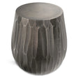 Nellie - Cast Aluminum Side Table - Black - Furniture Home Direct