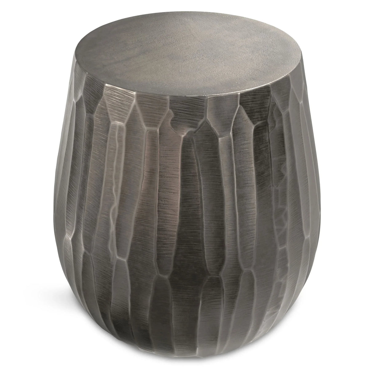 Nellie - Cast Aluminum Side Table - Black - Furniture Home Direct
