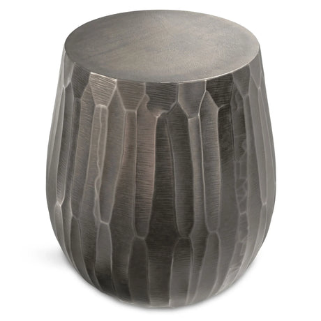 Nellie - Cast Aluminum Side Table - Black - Furniture Home Direct