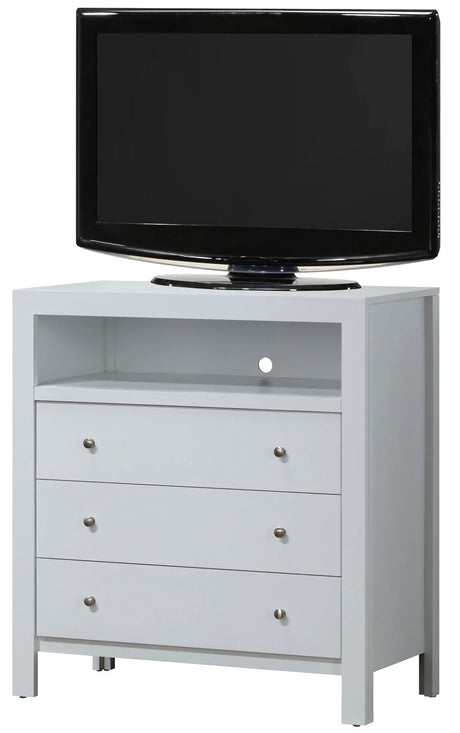 Elegant Transitional Media Chest - Furniture Home Direct