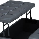 Harrison - Upholstered Coffee Table Storage Ottoman - Furniture Home Direct