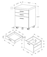 File Cabinet Rolling Mobile Storage Drawers Printer Stand For Office - Furniture Home Direct