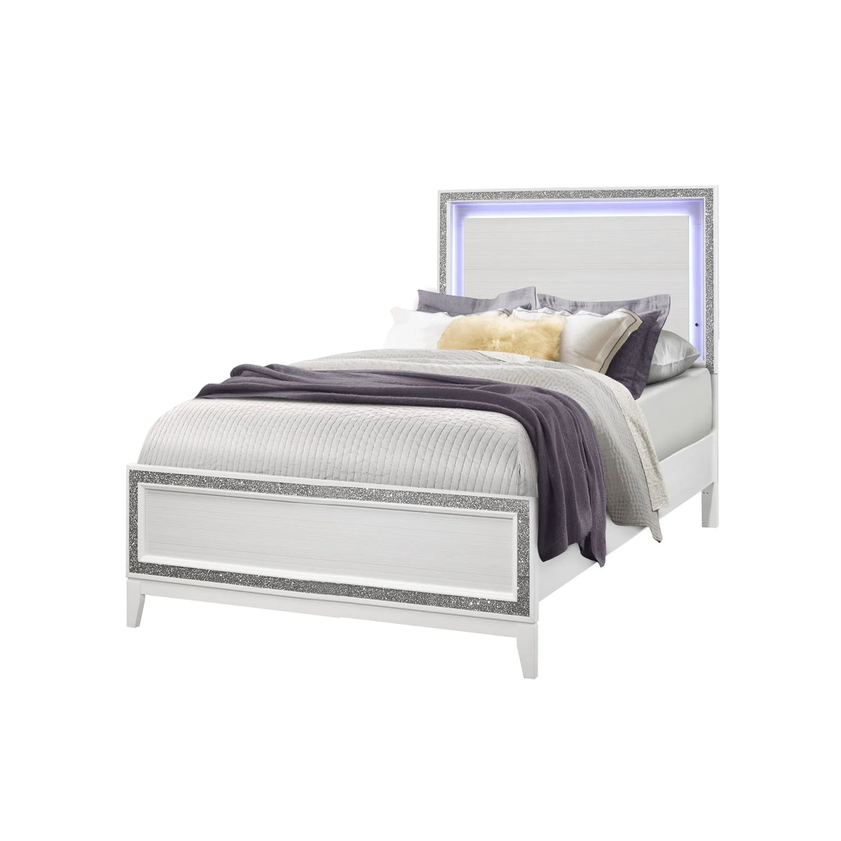 Almera - Bed Glitter - Furniture Home Direct