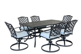 Aluminum Rectangular Dining Set - Furniture Home Direct