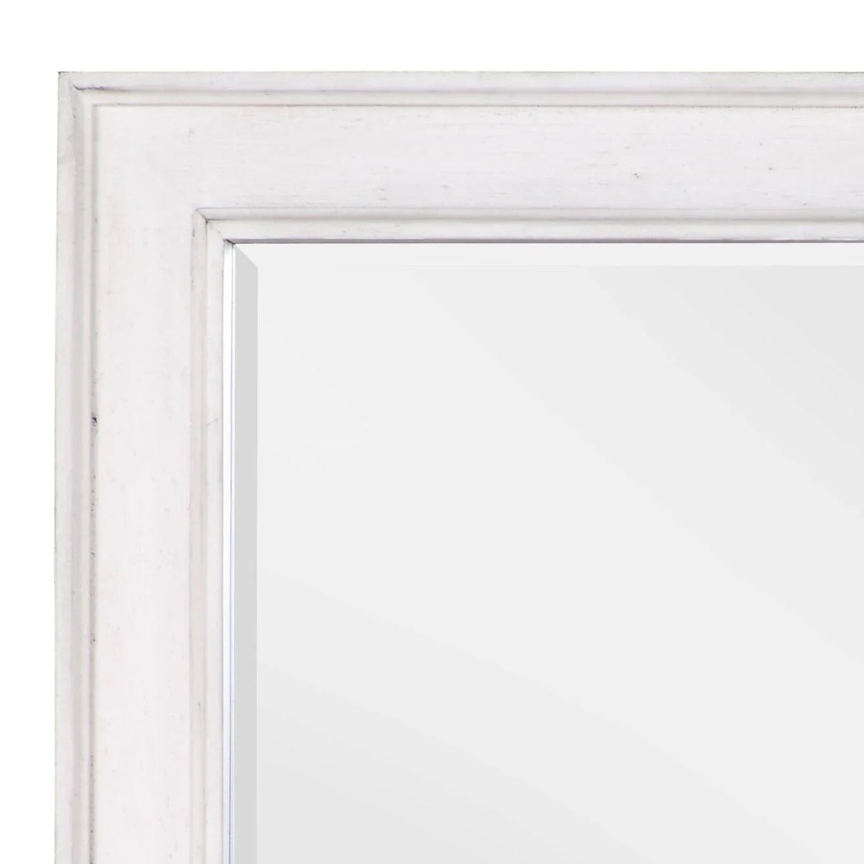Katia - Weathered Mirror - White - Furniture Home Direct