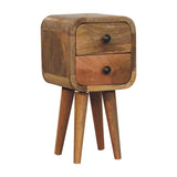 Curved Nightstand, - Furniture Home Direct