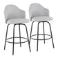 Ahoy - Contemporary Fixed Height Counter Stool (Set of 2) - Furniture Home Direct