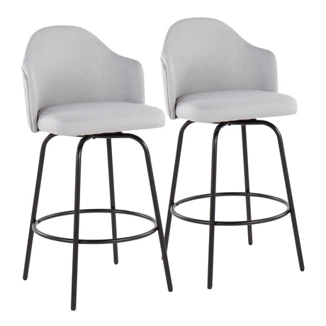 Ahoy - Contemporary Fixed Height Counter Stool (Set of 2) - Furniture Home Direct