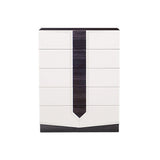 Vios - Zebra Chest - White - Furniture Home Direct