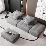 Modern Oversized Diy Combination Modular Sectional Sofa With Pillows - Furniture Home Direct