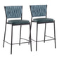 Tania - Braided Contemporary Counter Stool (Set of 2) - Furniture Home Direct