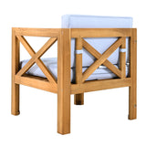 Outdoor 5-Piece Sectional With Cushions and Coffee Table - Furniture Home Direct